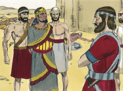 Illustration for Joshua 8:23
