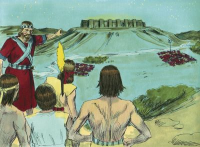 Illustration for Joshua 10:9