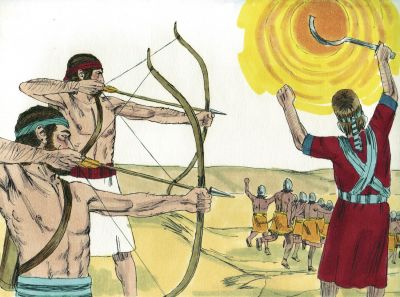 Illustration for Joshua 10:12