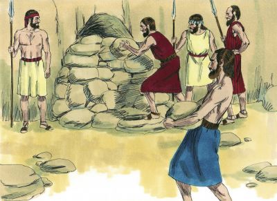 Illustration for Joshua 10:16