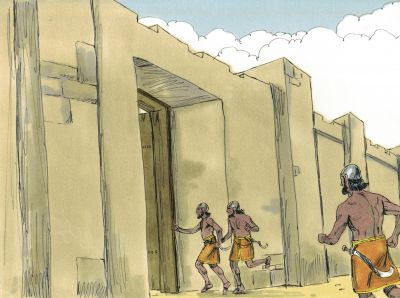 Illustration for Joshua 10:20