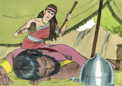 Illustration for Judges 4:21