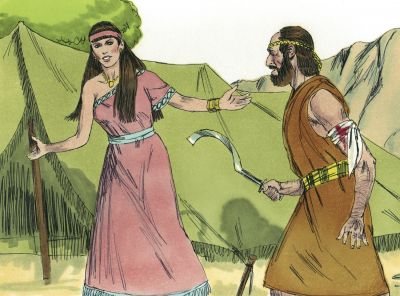 Illustration for Judges 4:22