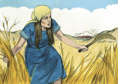 Illustration for Judges 6:2