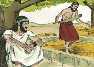 Illustration for Judges 6:11