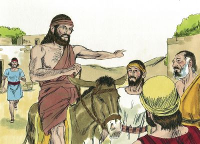 Illustration for Judges 6:34
