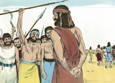 Illustration for Judges 7:2
