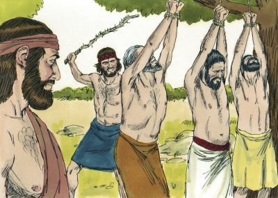 Illustration for Judges 8:16