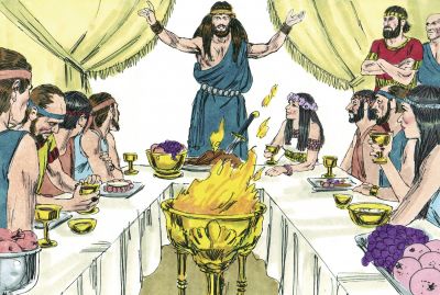 Illustration for Judges 14:12