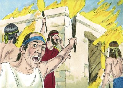 Illustration for Judges 15:6