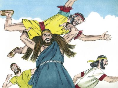 Illustration for Judges 15:8