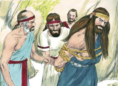 Illustration for Judges 15:13