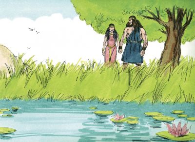 Illustration for Judges 16:1