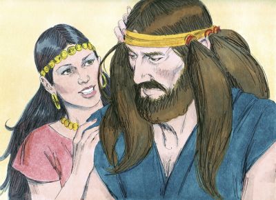 Illustration for Judges 16:6