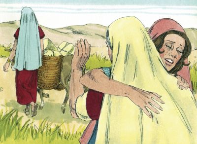 Illustration for Ruth 1:14