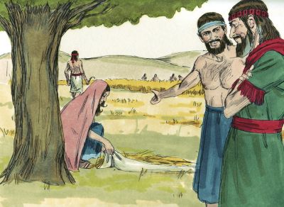 Illustration for Ruth 2:5