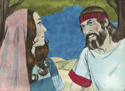 Illustration for Ruth 3:10