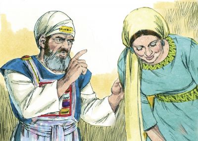 Illustration for 1 Samuel 1:12