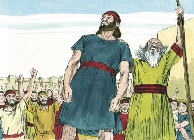 Illustration for 1 Samuel 10:23