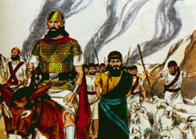 Illustration for 1 Samuel 15:9
