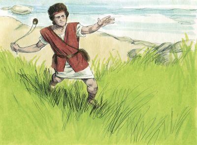 Illustration for 1 Samuel 17:48