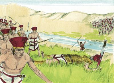 Illustration for 1 Samuel 17:51