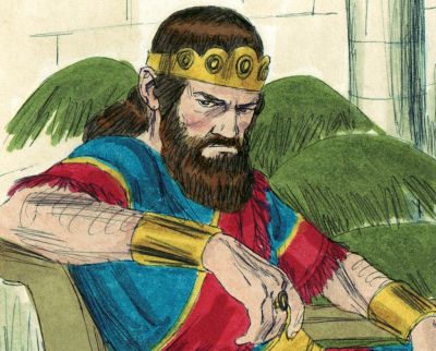 Illustration for 1 Samuel 18:8