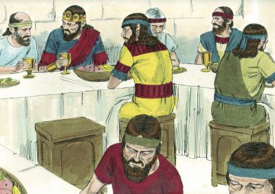 Illustration for 1 Samuel 20:24