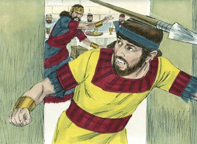 Illustration for 1 Samuel 20:32