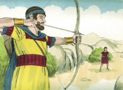 Illustration for 1 Samuel 20:35