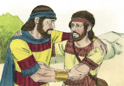 Illustration for 1 Samuel 20:41