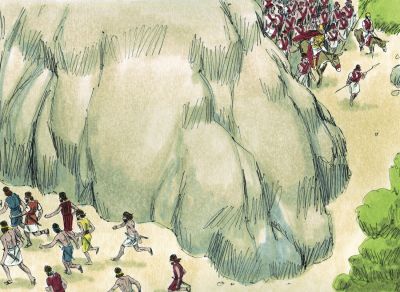 Illustration for 1 Samuel 23:26