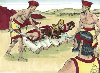 Illustration for 1 Samuel 31:1