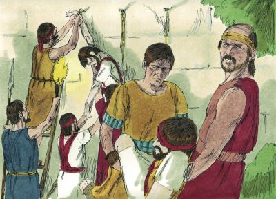 Illustration for 1 Samuel 31:11