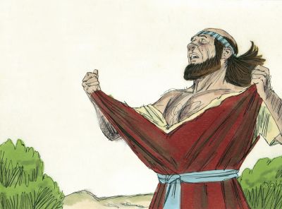Illustration for 2 Samuel 1:11