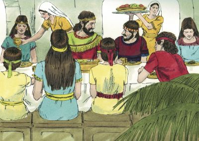 Illustration for 2 Samuel 9:13