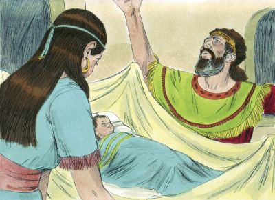 Illustration for 2 Samuel 12:15