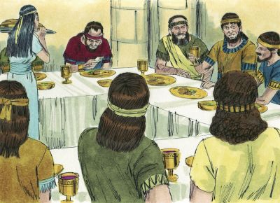 Illustration for 1 Kings 1:9