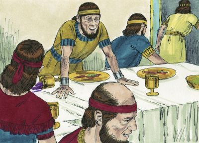 Illustration for 1 Kings 1:41