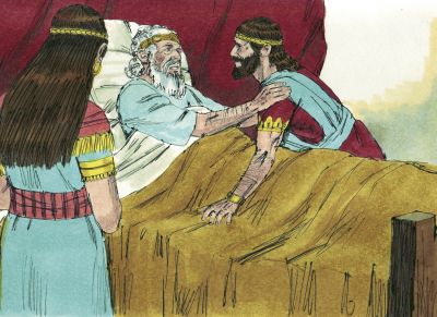 Illustration for 1 Kings 2:1
