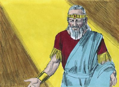 Illustration for 1 Kings 11:11