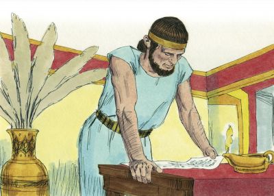 Illustration for 1 Kings 12:1