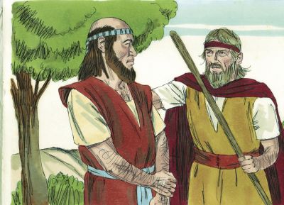 Illustration for 2 Kings 2:1