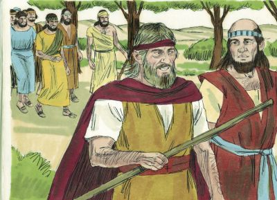 Illustration for 2 Kings 2:7