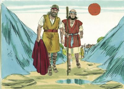 Illustration for 2 Kings 2:8