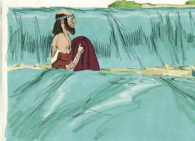 Illustration for 2 Kings 2:13