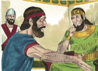 Illustration for 2 Kings 5:8