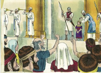 Illustration for 2 Kings 11:12