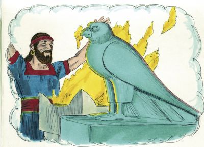 Illustration for 2 Kings 17:25