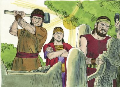 Illustration for 2 Kings 23:8